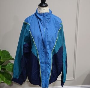 Wild Fable women's Windbreaker Jacket size XXL colorblock